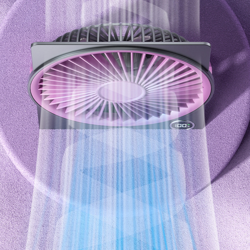 Portable USB Fan – Rechargeable Battery, Quiet Operation & Compact Design