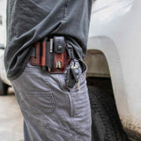 Kalsten | Cowhide Multitool Belt Pouch — Sturdy Holder for Tactical Equipment