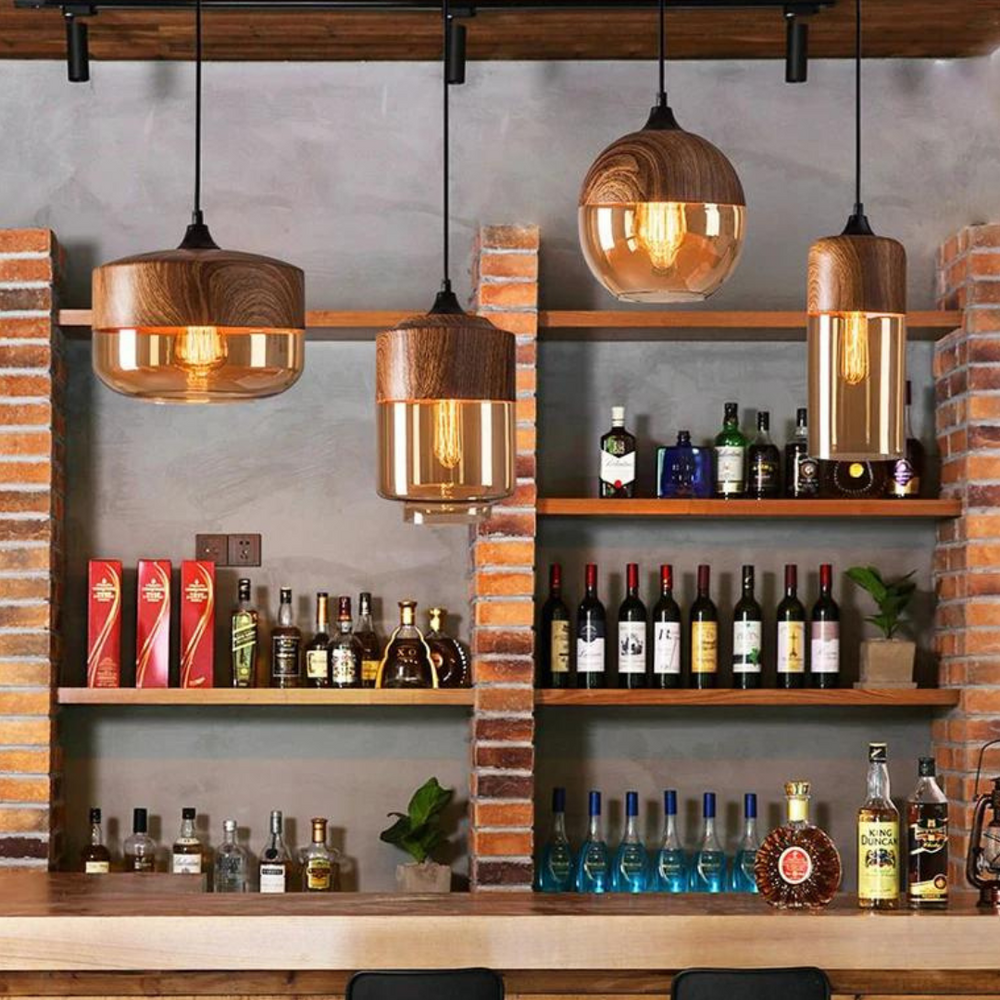 NordLuna – Stylish Scandinavian Wooden Ceiling Lamp