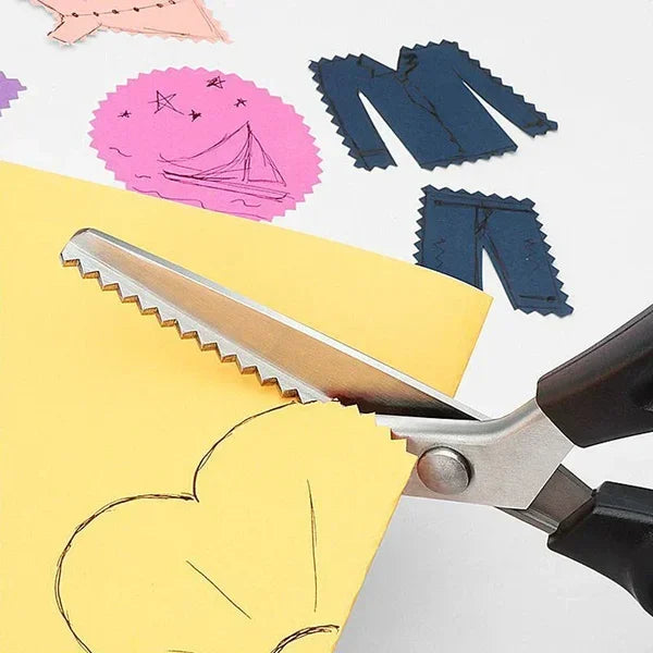 Pinking Shears – Zigzag Blade, High-Carbon Steel, 23.5cm for Fabric & Crafts