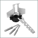 Enhanced Product Title: **Blechnibbler-Aufsatz für Bohrmaschine – Präzise 360° Rotationsschneider für Saubere Metall- und Blecharbeiten** 

This title includes relevant keywords and emphasizes the product's features for better visibility in Google Shoppin