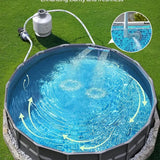 Solar Pool Fountain – RGB LED Dual-Arch Jets, Remote & App Control & 10-Hour Runtime