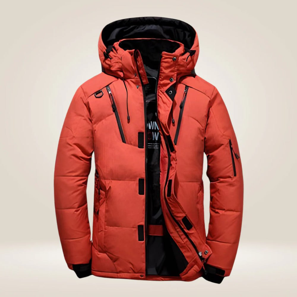 Optimized Product Title: Paul™ - Herren Wind- und Wasserfeste Daunenjacke für Outdoor-Aktivitäten | Leicht, Warm & Atmungsaktiv 

This title includes relevant keywords, specifies the target audience (men), and highlights key features that potential buyers