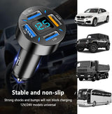 66W Super Fast Car Charger - USB PD & QC 3.0 Compatible for 12-24V Cigarette Lighter | Universal Fast Charging Solution