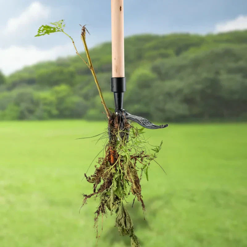 Ergonomischer Unkrautentferner mit abnehmbarem Griff – Rückenschonendes Gartenwerkzeug für müheloses Unkrautjäten