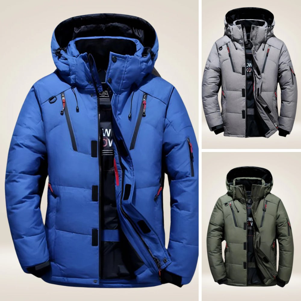Optimized Product Title: Paul™ - Herren Wind- und Wasserfeste Daunenjacke für Outdoor-Aktivitäten | Leicht, Warm & Atmungsaktiv 

This title includes relevant keywords, specifies the target audience (men), and highlights key features that potential buyers