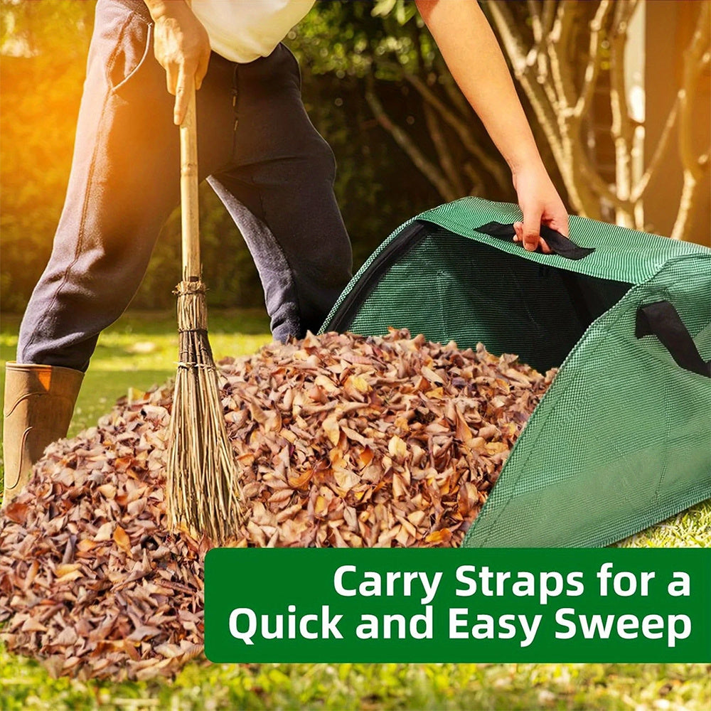 Foldable Garden Waste Bag – 100L, Tear-Resistant Woven Polypropylene & Reusable