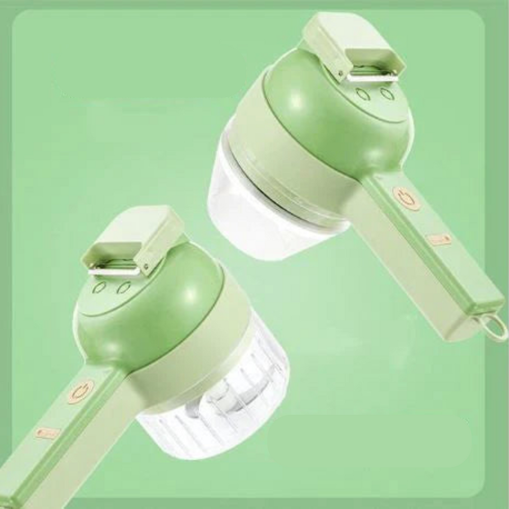Enhanced Product Title: "4-in-1 Elektrischer Zerkleinerer mit USB-Ladefunktion – Multifunktionales Küchengerät für schnelles Zerkleinern, Hacken und Mixen" 

This optimized title includes relevant keywords and provides more context about the product's fun