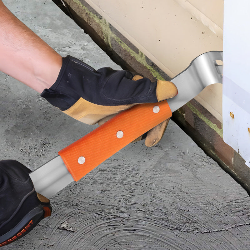 Stainless Steel Pry Bar – Nail Puller, Non-Slip Grip & 27cm Multi-Tool