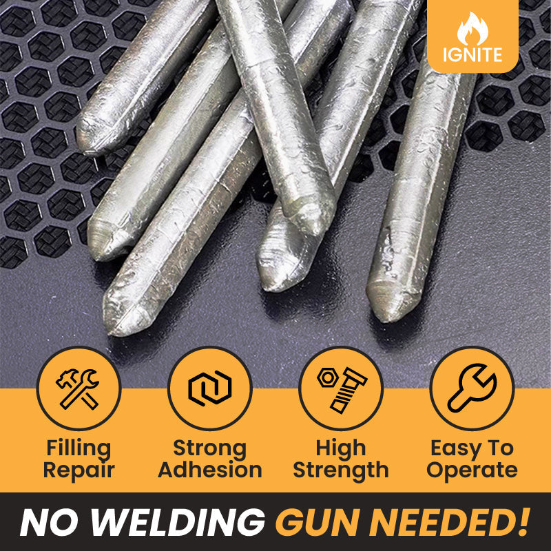 Metal Repair Welding Rods – No Torch Needed, Bonds Copper/Aluminum/Steel, 6-Pack