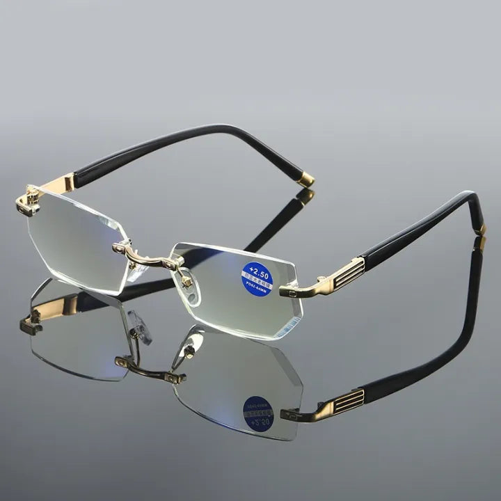 Progressive Reading Glasses – Blue Light Filter, TR90 Frame & +1.00 to +4.00
