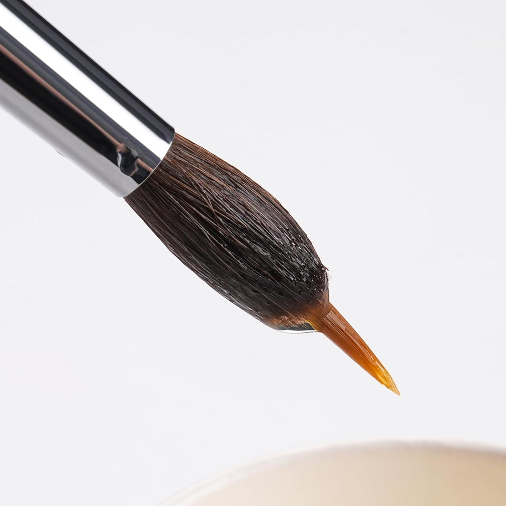 Detail Paint Brush Set – Wood Handle, Fine Synthetic Tips & 4 or 6 Pieces