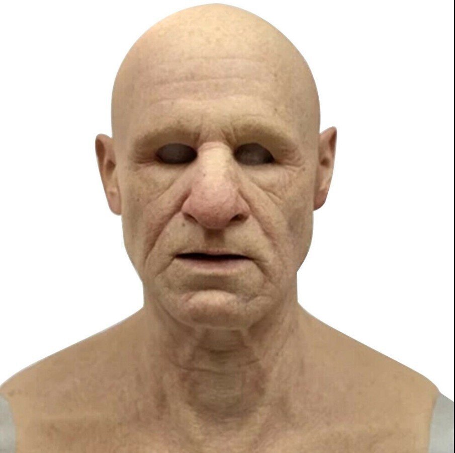 Creepy Old Man Mask – Realistic Latex Halloween Mask for Adults | Kalsten