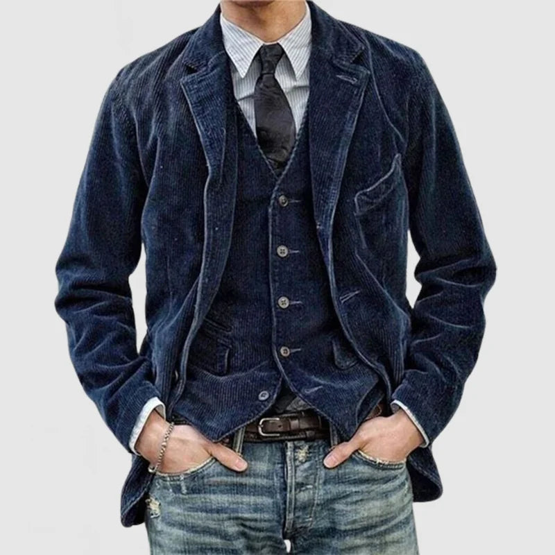 Alexander – Vintage Men's Blazer and Vest Set