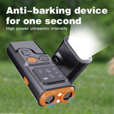 Ultrasonic Anti-Bark Device – LED Flash, 6m Range & Rechargeable 800mAh