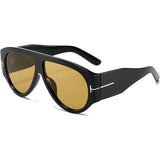 Oversized Aviator Sunglasses – Unisex, UV400 Protection & Metal Frame