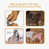 Optimized Product Title: "Tierkrallen-Schere mit LED-Licht – Auswechselbare Edelstahlklinge für präzises Trimmen von Haustierkrallen" 

This title includes relevant keywords for better visibility and clarity while maintaining the original product features