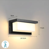 LED Outdoor Wall Light – IP65 Waterproof, Motion Sensor & Aluminum Body