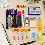 20-Piece Office Stationery Set – Markers, Pens & Adhesive Tools