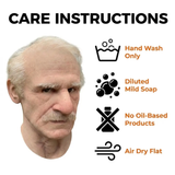 Realistic Old Man Halloween Mask – Creepy Latex Full Face & Adults