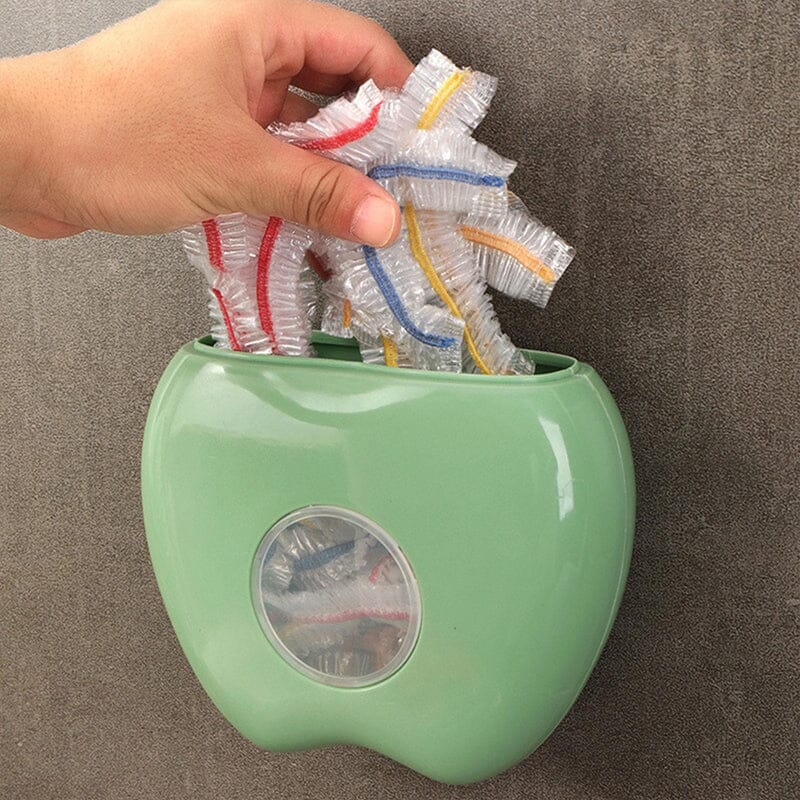 Reusable Stretch Bowl Covers – PP Plastic, 16cm Fit & Wall Dispenser