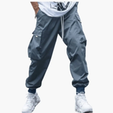 Men's Cargo Jogger Pants – Drawstring Waist & Elastic Cuffs