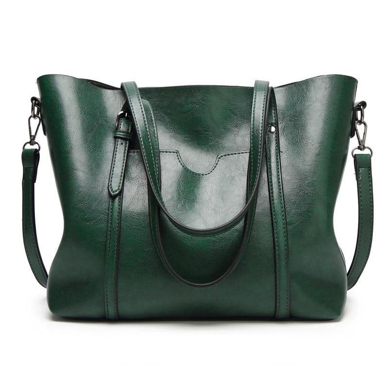 Women's Leather Handbag – Large Capacity, Adjustable Strap & 30×12×26cm PU Leather