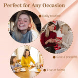 Women's Oval Hair Claw Clips – Seamless Non-Slip Matte Design, 4 & 6-Piece Sets