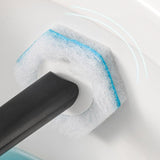 Disposable Toilet Brush – Replaceable Sponge Heads, 99.9% Bacteria Removal & Wall Mount Holder