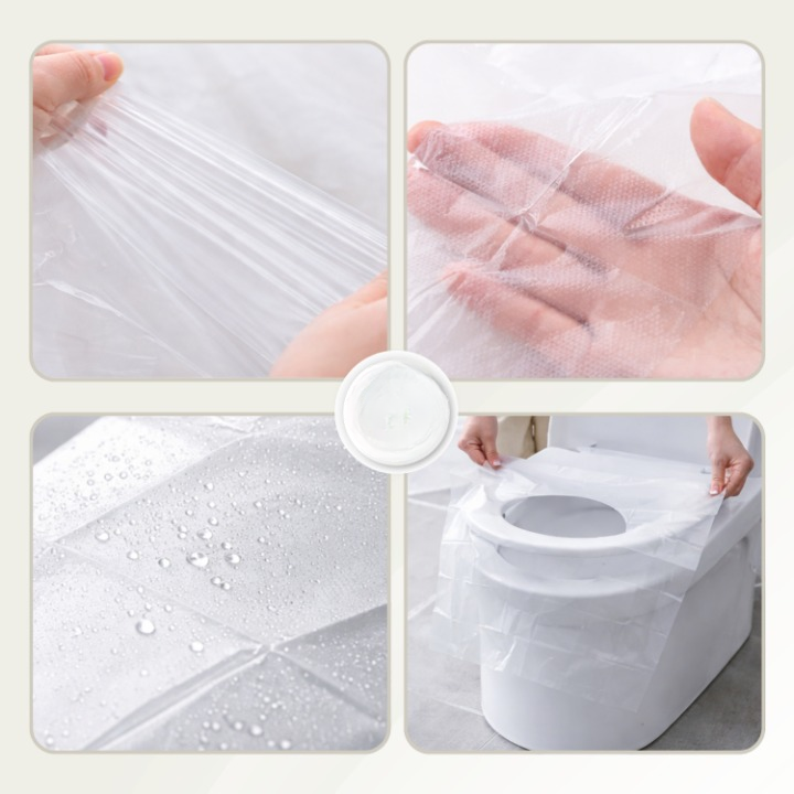 Disposable Toilet Seat Covers – Biodegradable, Universal Fit & 50-Pack