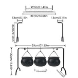 Witch Cauldron Candy Bowl Halloween Decoration Set