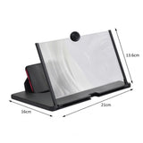 Smartphone Screen Magnifier – 12-Inch HD Lens, Foldable Stand & Universal Compatibility