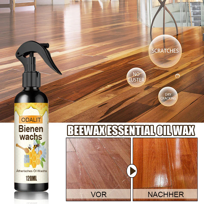 Beeswax Wood Polish Spray 120ml – Natural Lemon Oil, Protective Coating & All Wood