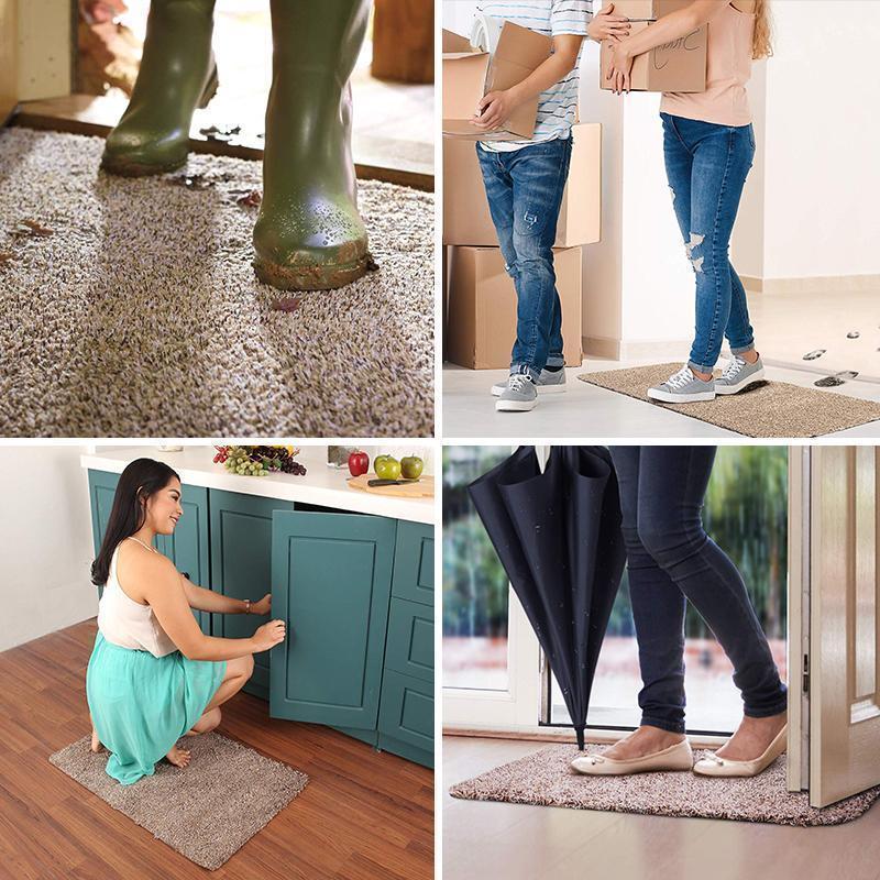 Ultra-Absorbent Door Mat – Nano-Tech, 70×45cm, Non-Slip Rubber Base & Machine Washable