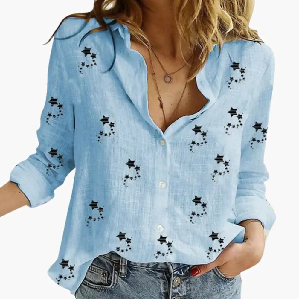 Women's Blouse – Floral Print & Versatile Style