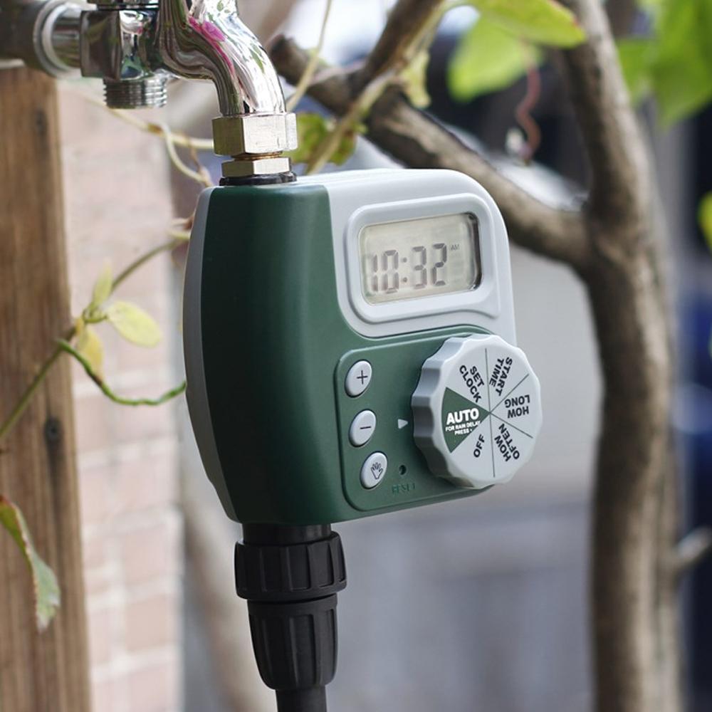 Garden Watering Timer – LCD Display, Programmable Cycles & Waterproof