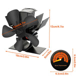 BowLift | Best Wood Burner Stove Fan for Log Burning Fire Stove
