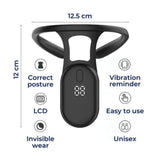 BowLift | Cervical Spine Traction Neck Support for Posture Correction | Adjustable Neck and Back Posture Corrector | Spine Alignment and Relief | Real Time feedback