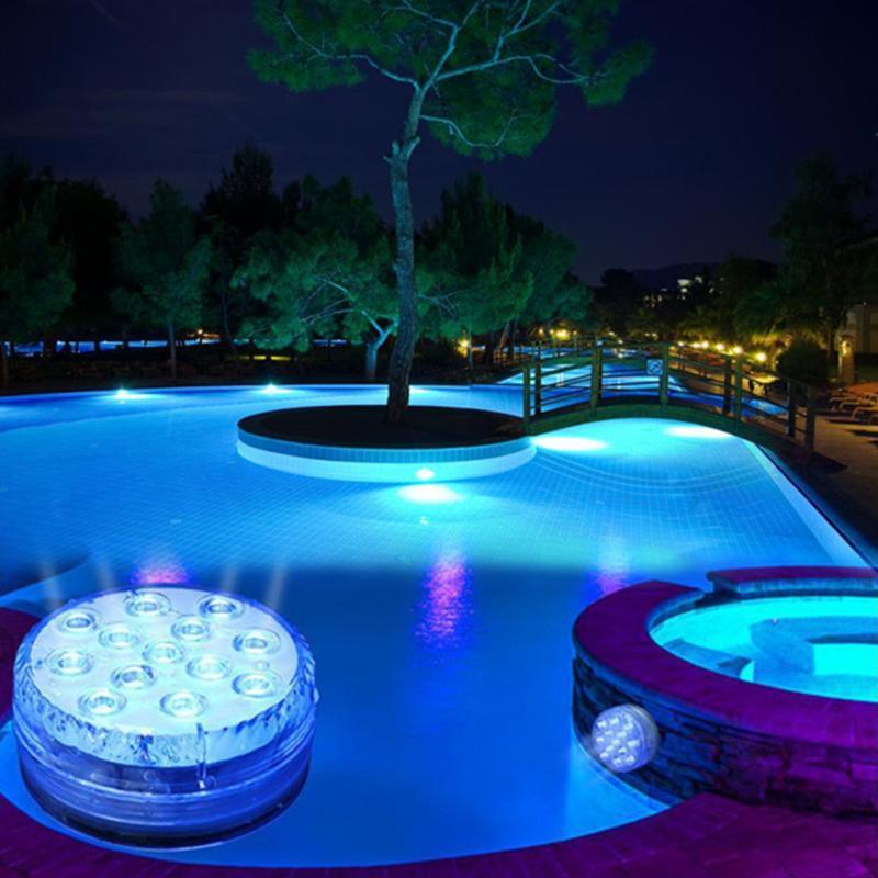 Submersible LED Pool Light – 16 Colors, IP68 Waterproof & Remote Control