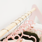 Montessori Toddler Furniture - Natural Wood Clothing Rack for Nursery | Stylish & Functional Kids Clothes Organizer | Perfect Christmas Gift