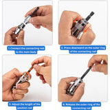 Cable Stripper & Twist-Lock Connector Set – 5-Piece Drill-Powered Aluminum Alloy Kit