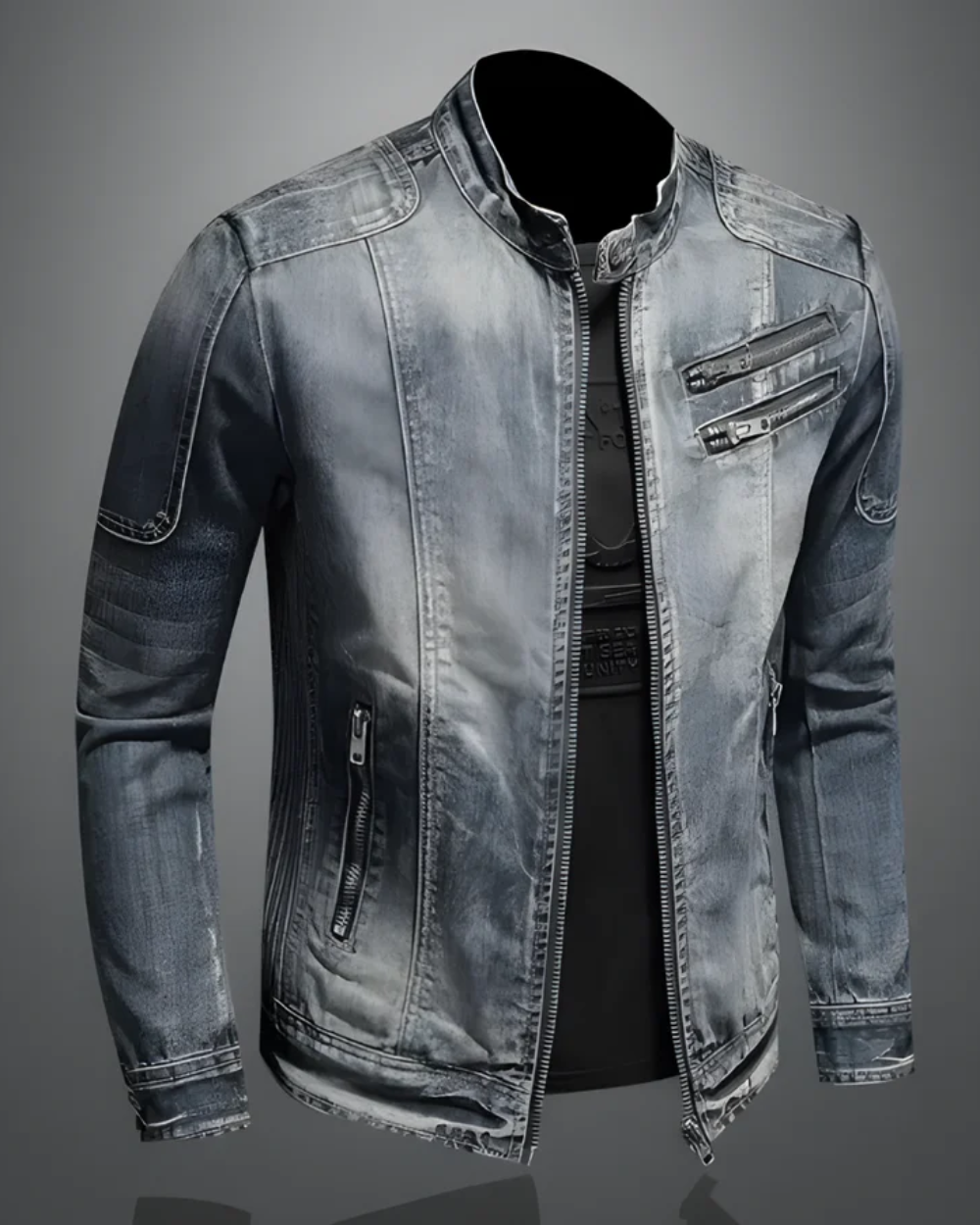 Optimized Product Title: "Stylish Denim Jacket for Men & Women | Trendy Jeans Jacket | Casual Outerwear" 

This title includes relevant keywords and phrases that potential customers might search for, enhancing visibility on Google Shopping.