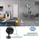 WiFi Mini Camera – 1080P, Magnetic Mount & Infrared Night Vision