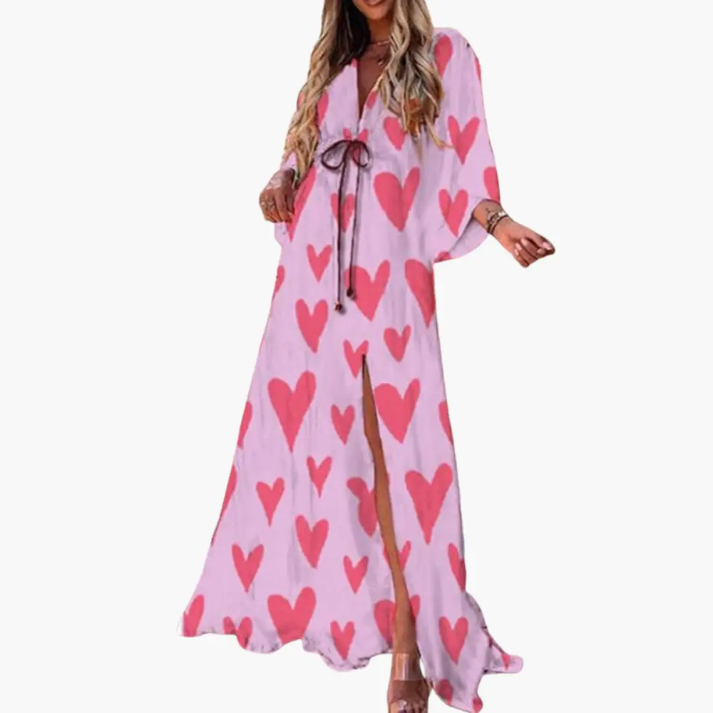 Women's Floral Maxi Dress – Colorful Print, Lightweight & Sleeveless