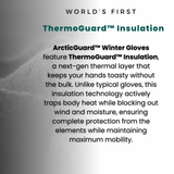 BowLift | Warm Waterproof Gloves: Thermal Gloves with Touch Screen | Biking, Golf, Raynaud's, and Winter Sports