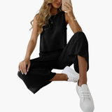 Women's Two-Piece Set – Comfortable Fit & Summer Casual Style