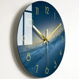 BowLift | Large Glass Wall Clock with Elegant Design Luxorix
