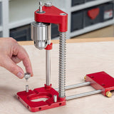Woodworking Drill Stand – Alloy Steel, Adjustable Guide & 25×8×7cm