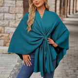 Enhanced Product Title: "Lia™ Stylish Schicker Poncho - Trendy Women's Outerwear for All Seasons" 

This title includes keywords that potential customers might search for, such as "stylish," "trendy," and "women's outerwear," while still highlighting the