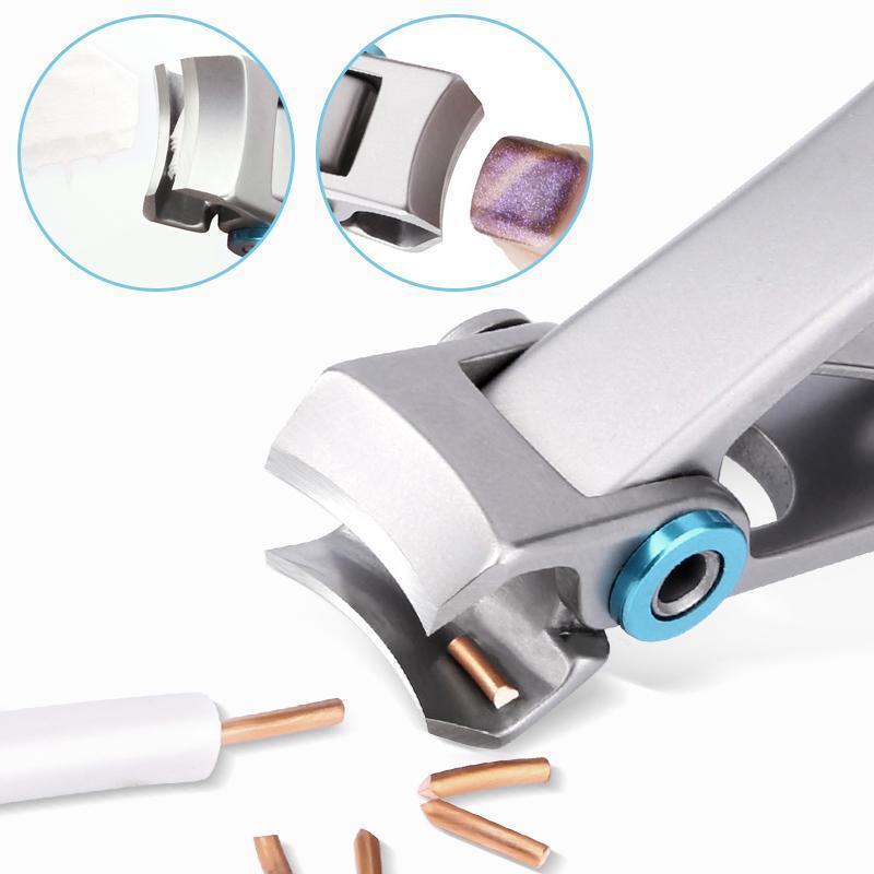 Heavy-Duty Nail Clipper for Thick Nails – Stainless Steel, 15mm Opening, with File